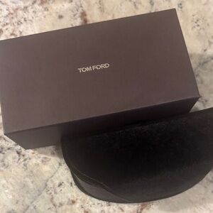 Tom Ford Elegant Black Sunglasses Case